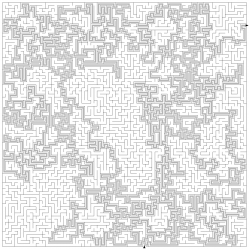 Large maze solution